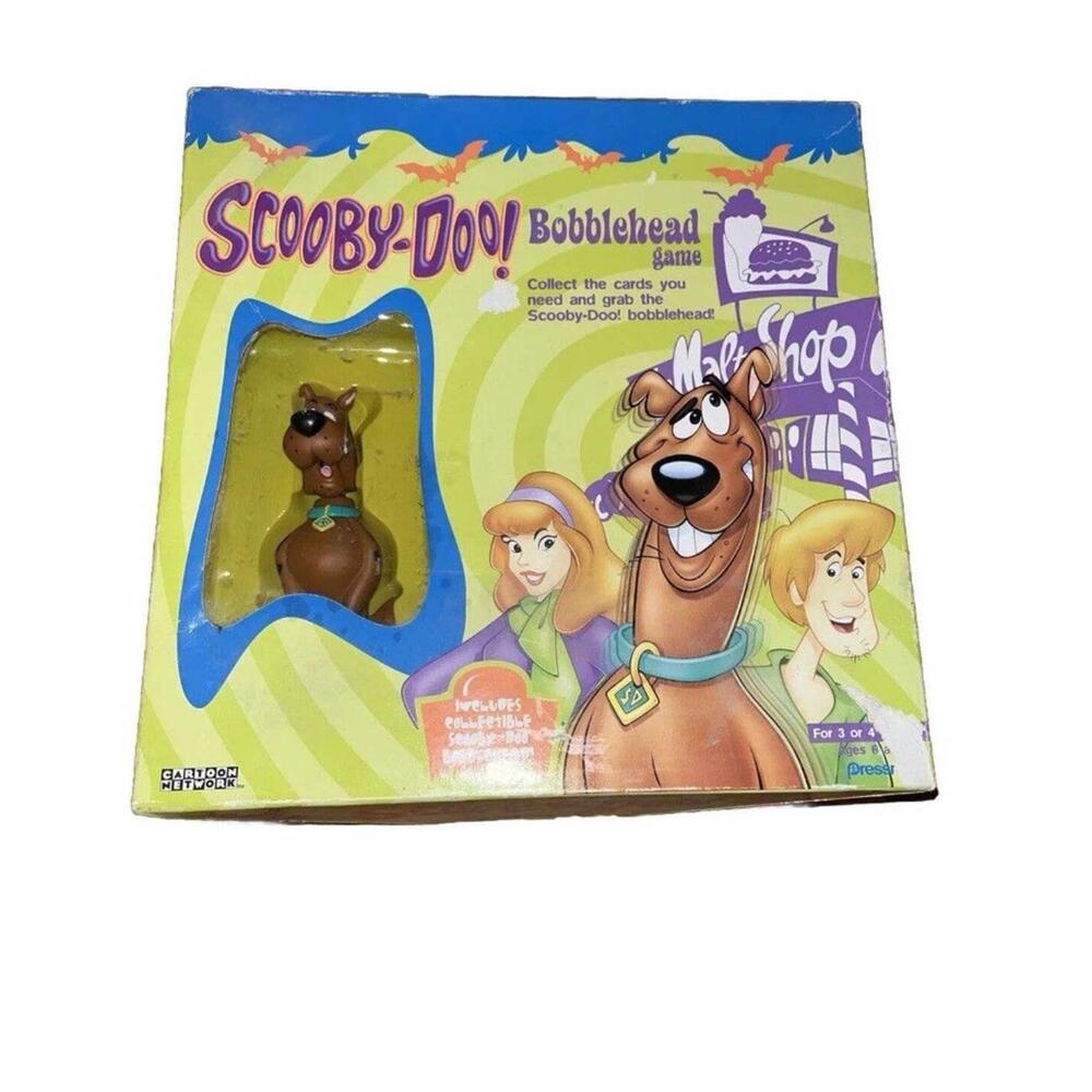 Scooby-Doo Game Bobblehead Board Game 2002 Pressman Cartoon Network COMPLETE